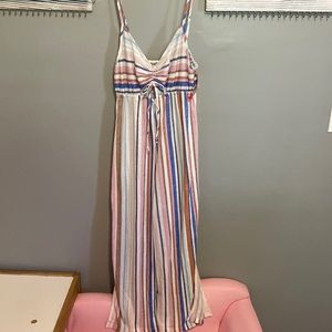 Multicolored Capri length jumpsuit